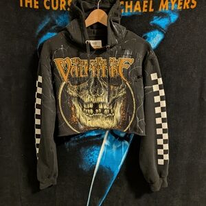 Custom Sewn "Bullet For My Valentine" Cropped Hoodie